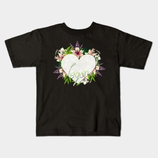 Vegan Love Kids T-Shirt